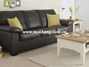Mẫu ghế sofa da thiết kế hiện đại cho nội thất phòng khách gia đình