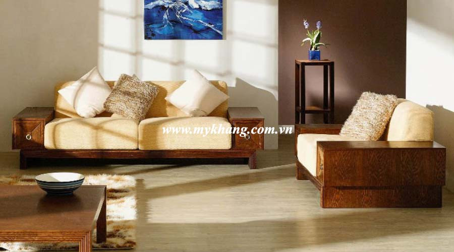 Mẫu ghế sofa khung gỗ - xu hướng cho nội thất phòng khách năm 2017