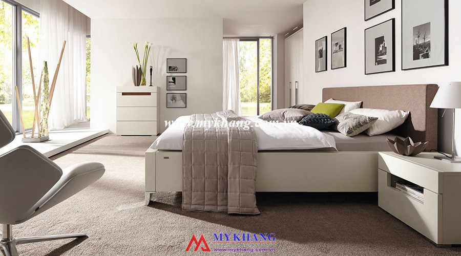 Ngắm nhìn mẫu giường ngủ bọc nệm cho nội thất phòng ngủ hiện đại  
