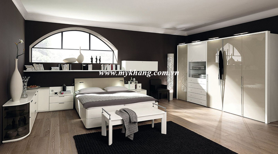 Mẫu thiết kế nội thất phòng ngủ hiện đại cho không gian nghỉ ngơi 